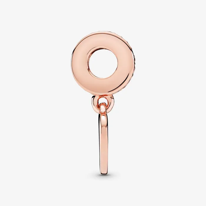 Engravable Charms Women Pandora Engravable Heart Tag Dangle Charm Rose Gold Plated