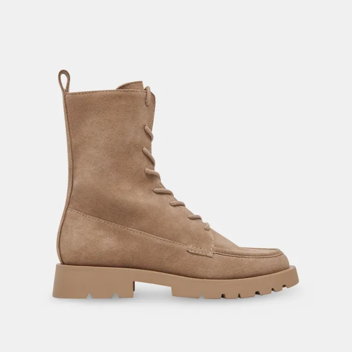 Erlene Boots Almond Suede Women Dolce Vita Boots and Booties