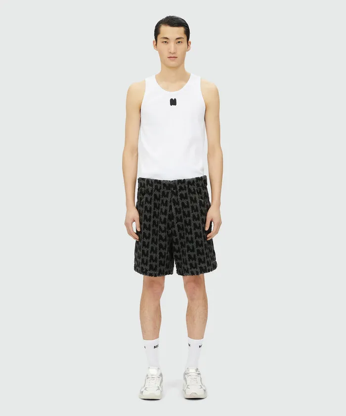 FauxFur 034Themwave034 Jacquard Shorts Men MSGM Pants And Shorts