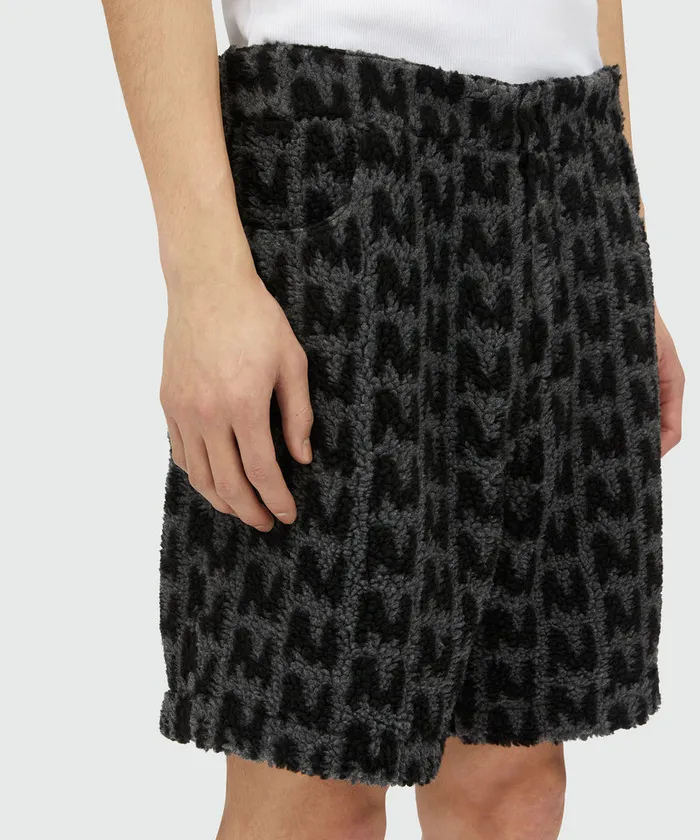 FauxFur 034Themwave034 Jacquard Shorts Men MSGM Pants And Shorts