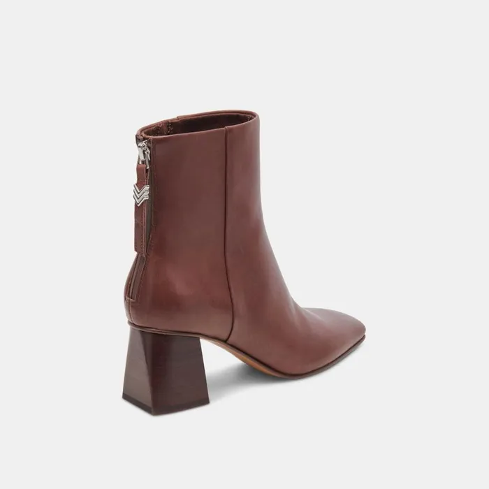 Fifi H2O Booties Chocolate Leather Women Dolce Vita Boots and Booties