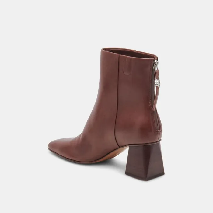 Fifi H2O Booties Chocolate Leather Women Dolce Vita Boots and Booties