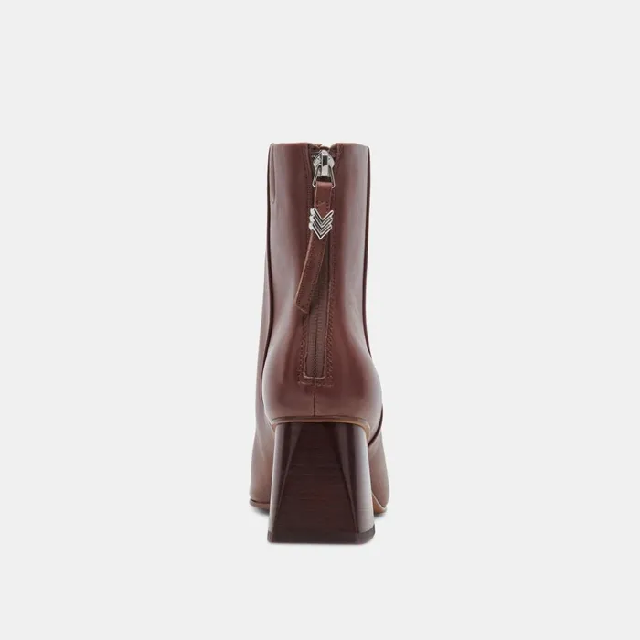 Fifi H2O Booties Chocolate Leather Women Dolce Vita Boots and Booties