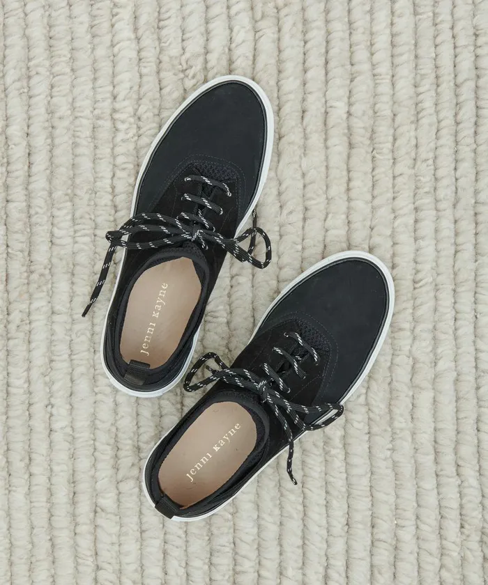Flats and Loafers Women Jenni Kayne Trainer Sneaker Black