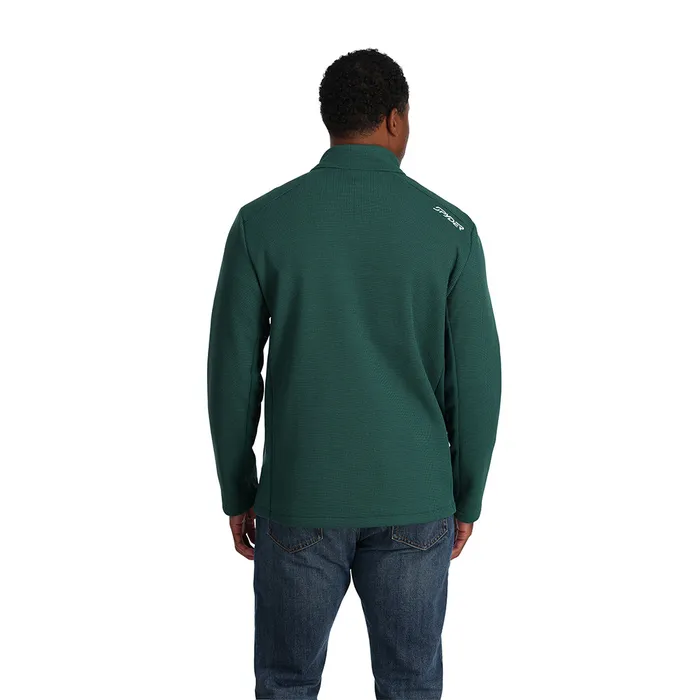 Fleece Mens Spyder Bandit Full Zip 8211 Cypress Green
