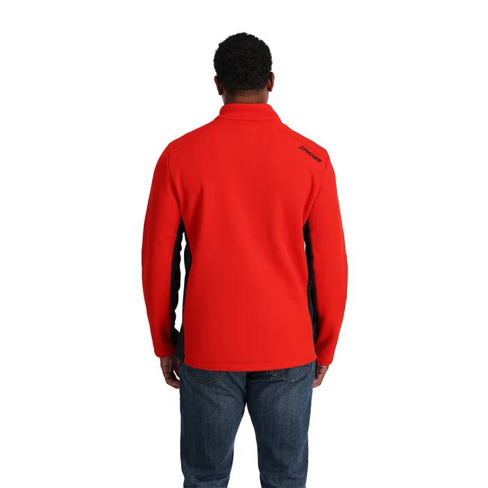 Fleece Mens Spyder Bandit Full Zip 8211 Volcano