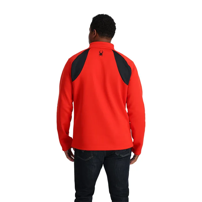 Fleece Mens Spyder Encore Half Zip 8211 Volcano