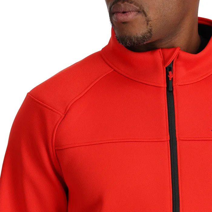 Fleece Mens Spyder Encore Half Zip 8211 Volcano