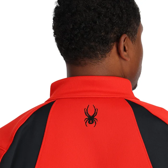 Fleece Mens Spyder Encore Half Zip 8211 Volcano