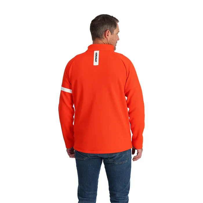 Fleece Mens Spyder Wengen Bandit Full Zip 8211 Twisted Orange