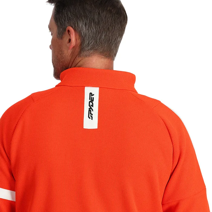 Fleece Mens Spyder Wengen Bandit Full Zip 8211 Twisted Orange