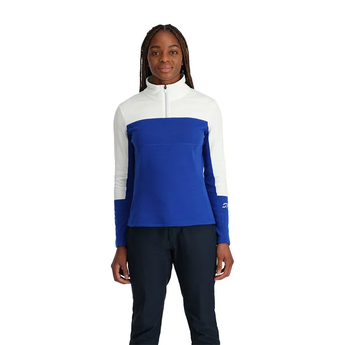 Fleece Womens Spyder Speed Half Zip 8211 Electric Blue