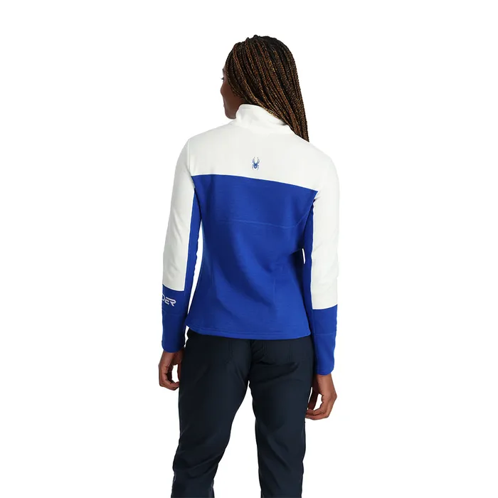Fleece Womens Spyder Speed Half Zip 8211 Electric Blue