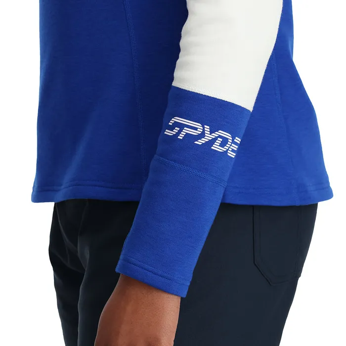 Fleece Womens Spyder Speed Half Zip 8211 Electric Blue