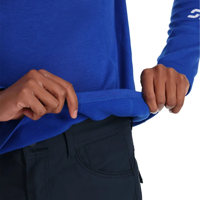 Fleece Womens Spyder Speed Half Zip 8211 Electric Blue