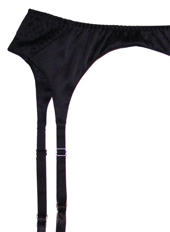 Fleur Du Mal Bridal Women Top Stitch Garter Belt Black Fleur Du Mal Bridal Women Top Stitch Garter Belt Black