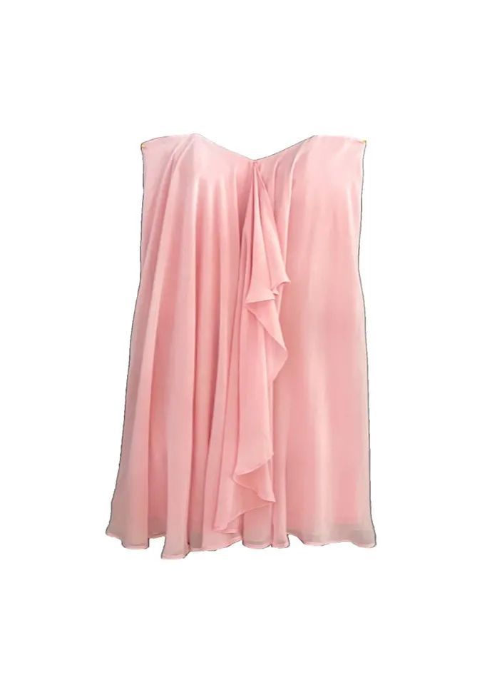 Fleur Du Mal Dresses Women Chiffon Mini Dress Pink Lady Fleur Du Mal Dresses Women Chiffon Mini Dress Pink Lady