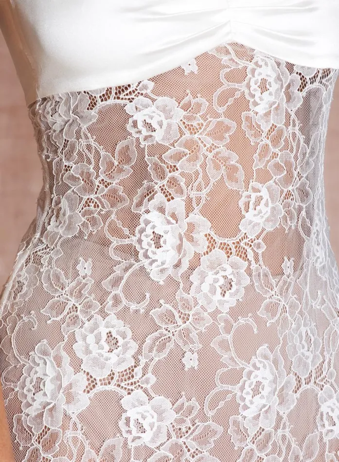Fleur Du Mal Dresses Women Lace Bralette Dress Ivory Fleur Du Mal Dresses Women Lace Bralette Dress Ivory