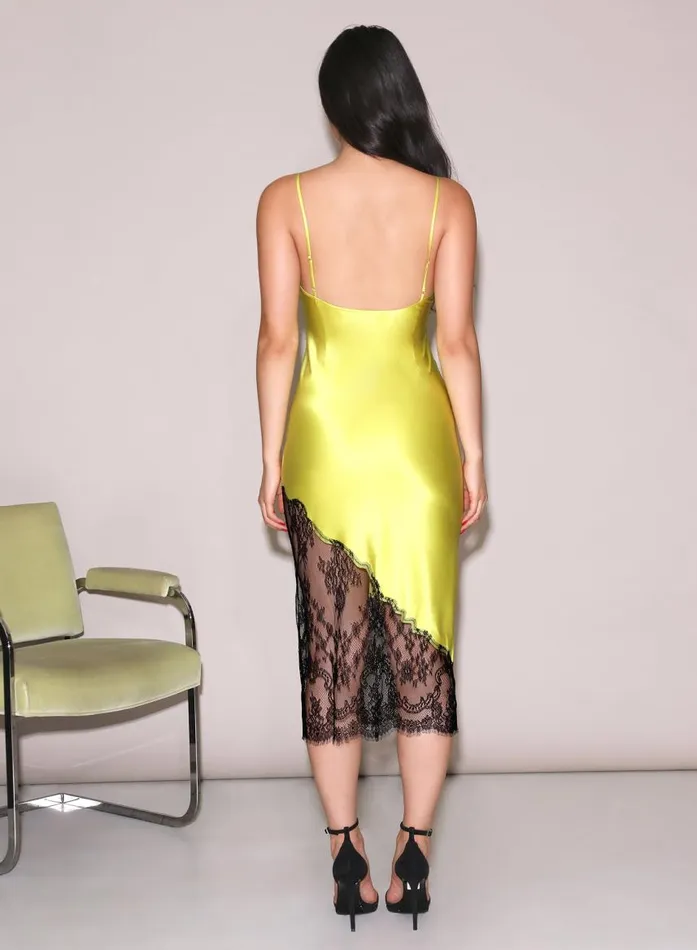 Fleur Du Mal Dresses Women Silk U0026 Chantilly Lace Slip Volt Fleur Du Mal Dresses Women Silk U0026 Chantilly Lace Slip Volt