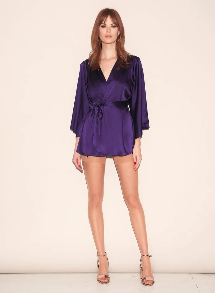 Fleur Du Mal Pleasure Women Angel Sleeve Robe Aa