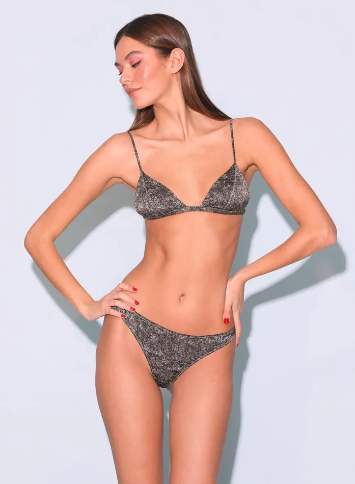 Fleur Du Mal Thongs Women Luxe Thong Grey Acid Wash Fleur Du Mal Thongs Women Luxe Thong Grey Acid Wash