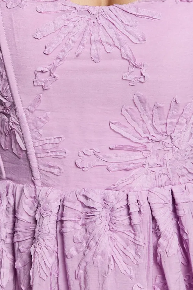 Gail Mini Dress 8211 Scoop Neck Embroidered Corset Dress In Purple Women Showpo Dresses