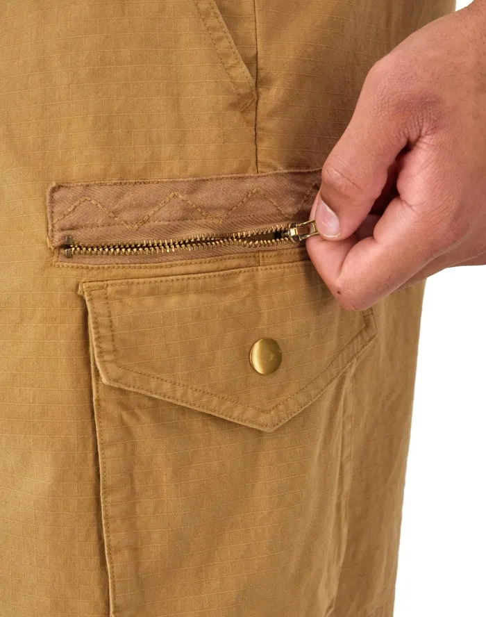 GarmentDye Utility Shorts 8034 Garment Dye Tan Slacks Men Champion Shorts