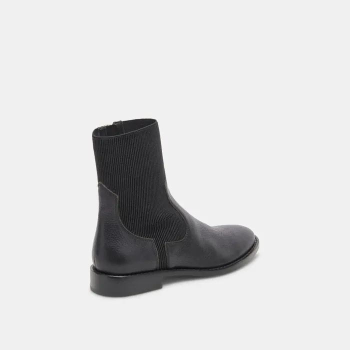 Gineva Boots Black Leather Women Dolce Vita Boots and Booties