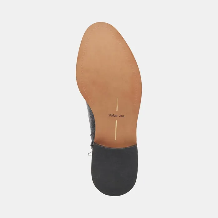 Gineva Boots Black Leather Women Dolce Vita Boots and Booties