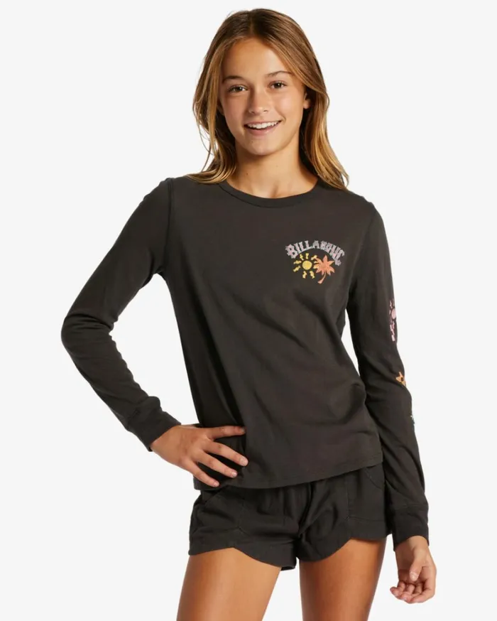 Girl039s Sun Club TShirt Off Black Kids Billabong Girls039 Tops and Tees