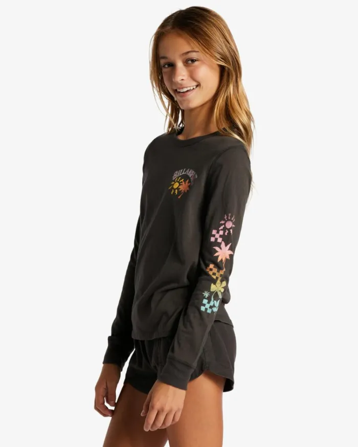 Girl039s Sun Club TShirt Off Black Kids Billabong Girls039 Tops and Tees