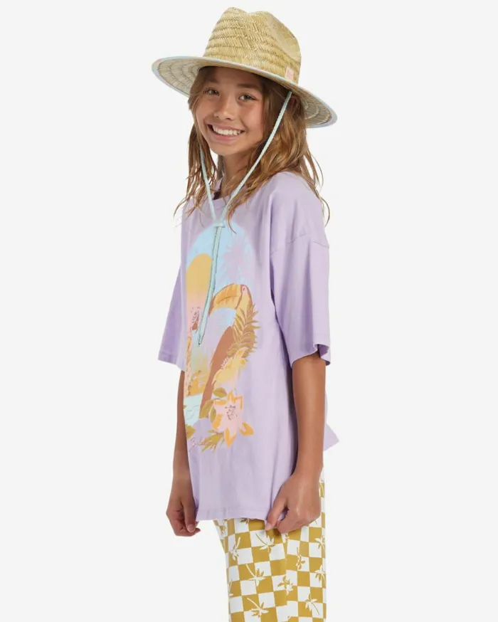Girl039s Tropical Daze TShirt Peaceful Lilac Kids Billabong Girls039 Tops and Tees