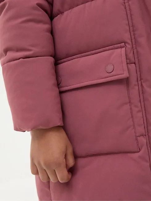 Girls Fatface Coats and Jackets Letty Rose Pink Longline Padded Jacket
