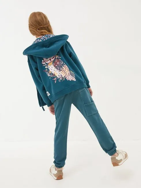 Girls Fatface Jeans and Leggings Jamie Blue Joggers