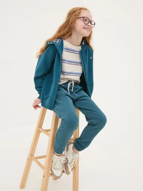 Girls Fatface Jeans and Leggings Jamie Blue Joggers