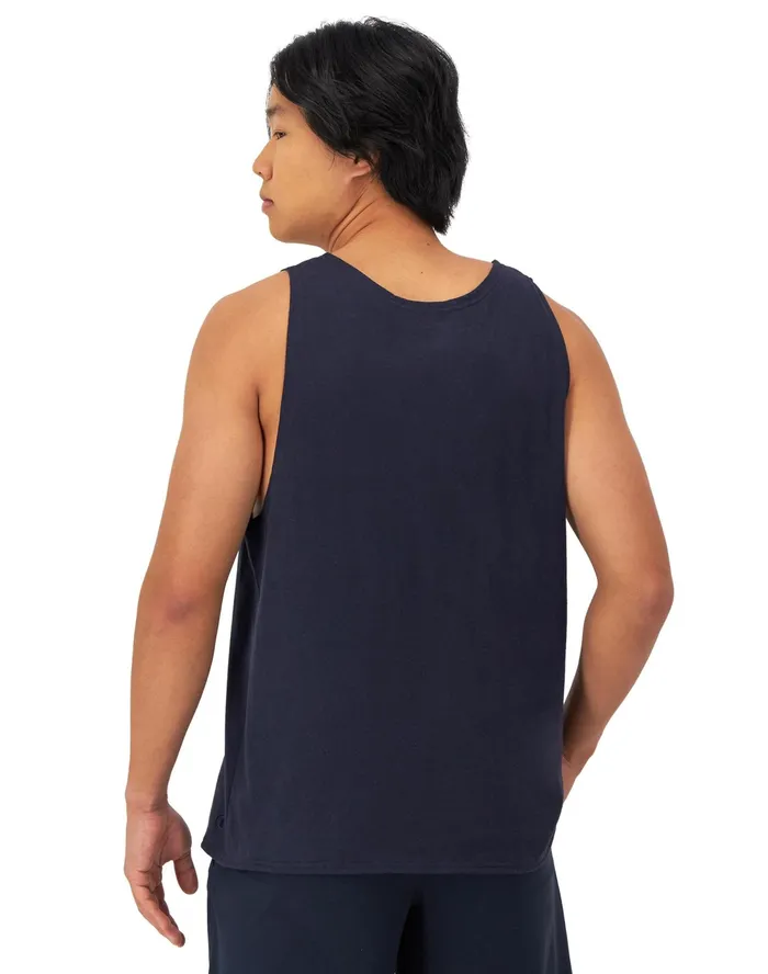 Got Game Tank Arch Brushed Logo Navy Men Champion TShirts and Tops