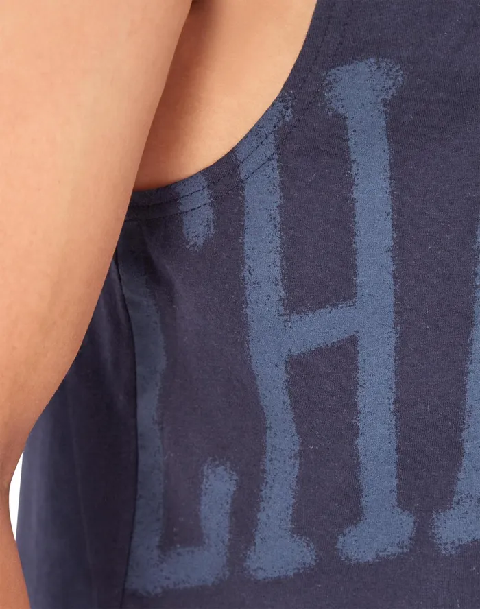 Got Game Tank Arch Brushed Logo Navy Men Champion TShirts and Tops