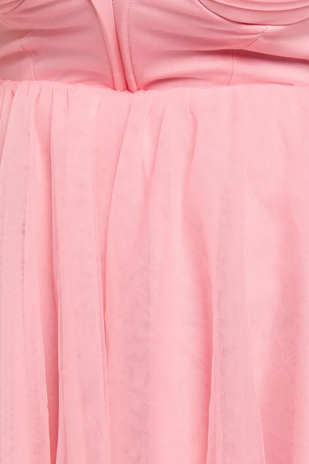 Gwen Mini Dress 8211 Sweetheart Neck Cross Tie Back Shift Dress In Pink Women Showpo Dresses