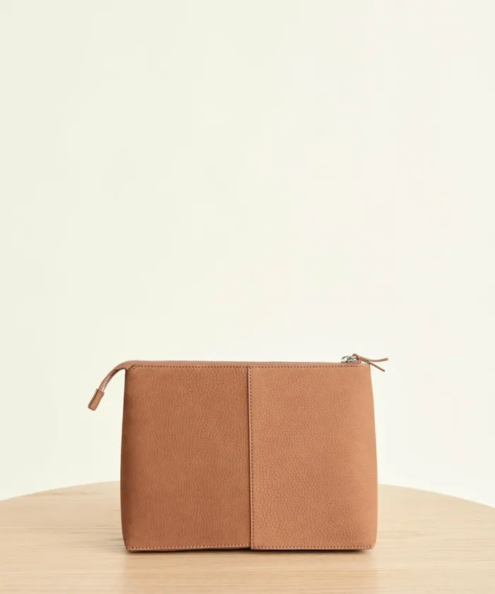 Handbags and Clutches Women Jenni Kayne Medium Zip Pouch Walnut