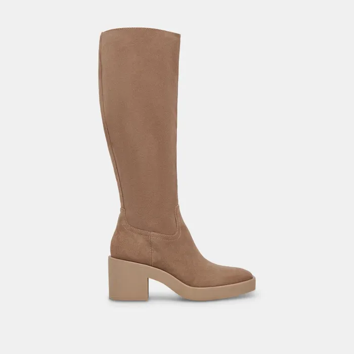 Harrah H2O Boots Truffle Suede Women Dolce Vita Boots and Booties