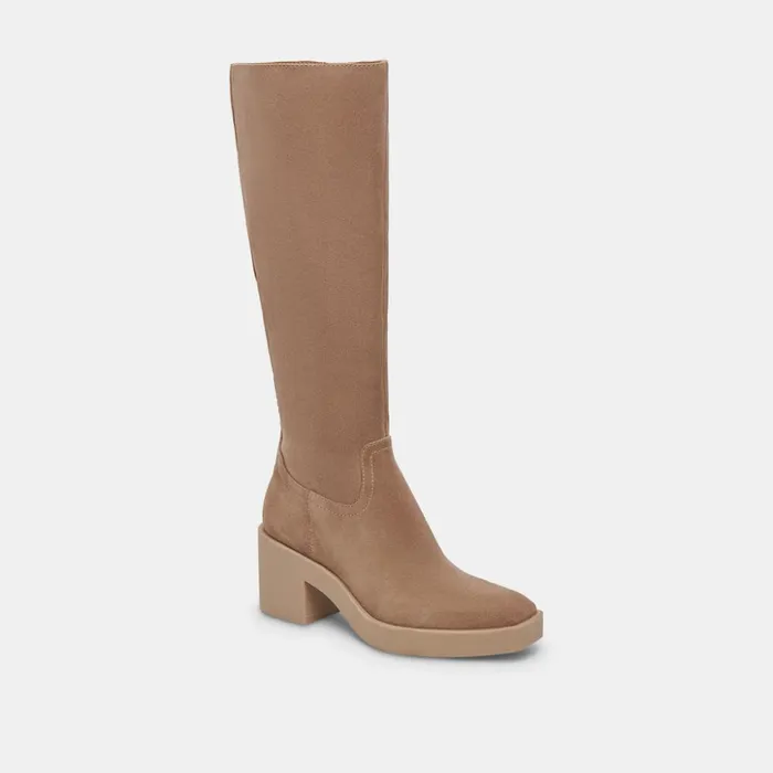 Harrah H2O Boots Truffle Suede Women Dolce Vita Boots and Booties