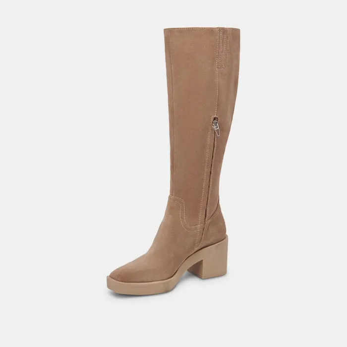 Harrah H2O Boots Truffle Suede Women Dolce Vita Boots and Booties