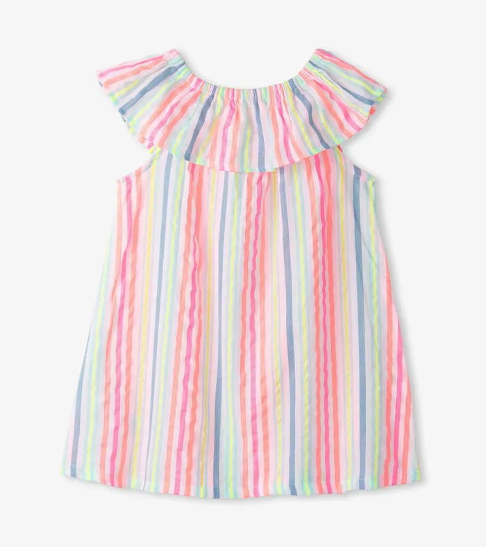 Hatley Baby and Toddler Girls Miami Beach Ruffle ALine Dress Baby and Toddler Dresses