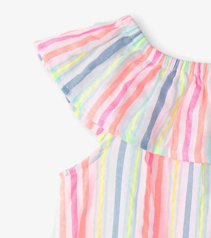 Hatley Baby and Toddler Girls Miami Beach Ruffle ALine Dress Baby and Toddler Dresses