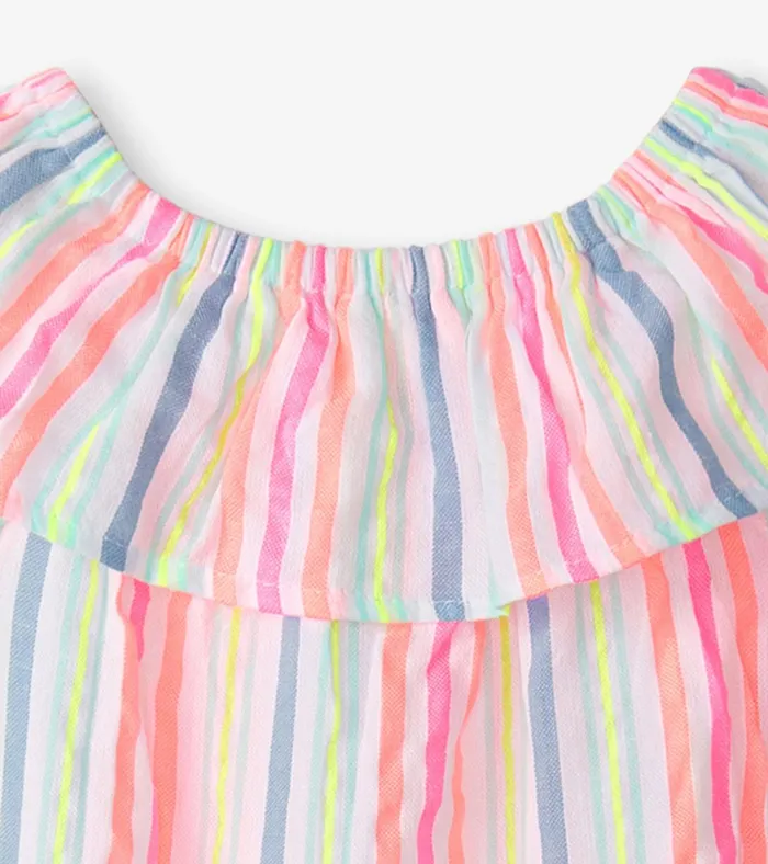 Hatley Baby and Toddler Girls Miami Beach Ruffle ALine Dress Baby and Toddler Dresses