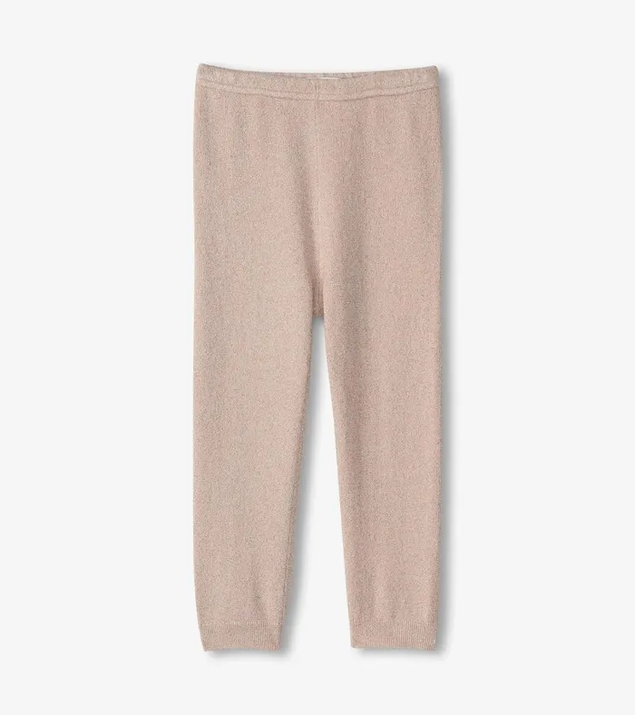 Hatley Baby Girls Gold Glitter Cable Knit Leggings Baby and Toddler Bottoms