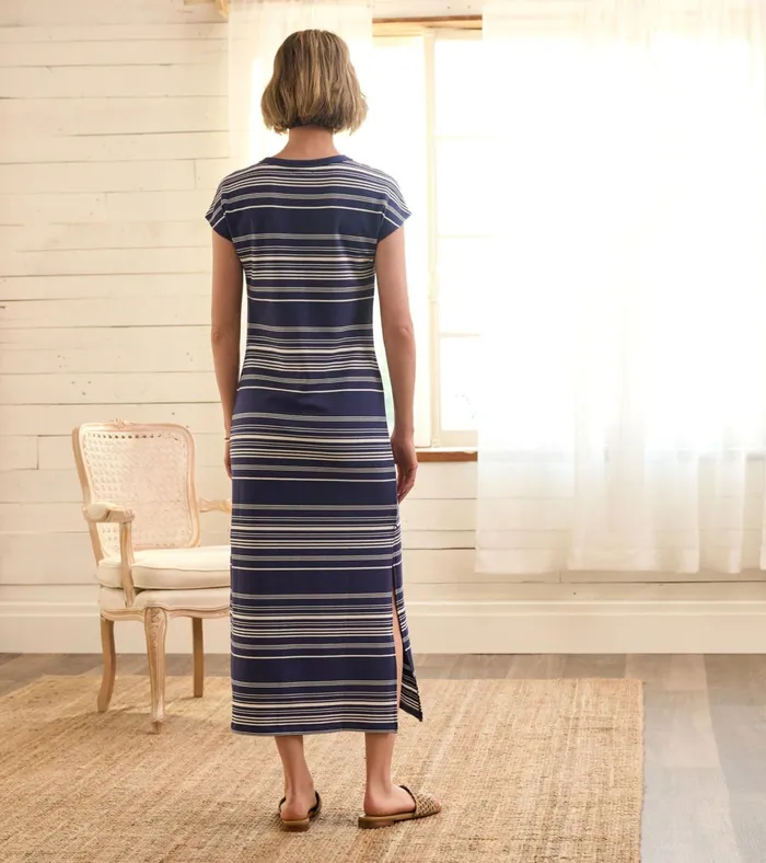 Hatley Blake Dress 8211 Patriot Blue Stripes Women Dresses