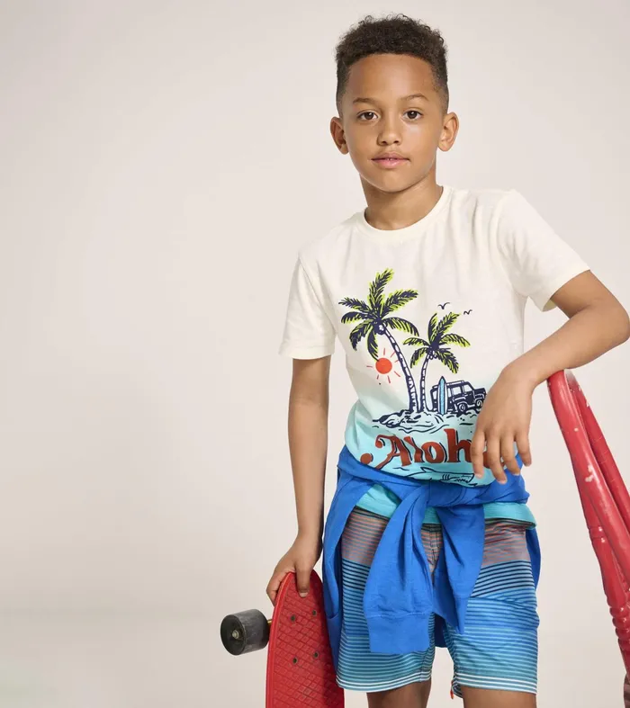 Hatley Boys Aloha Graphic Tee Boys Tops