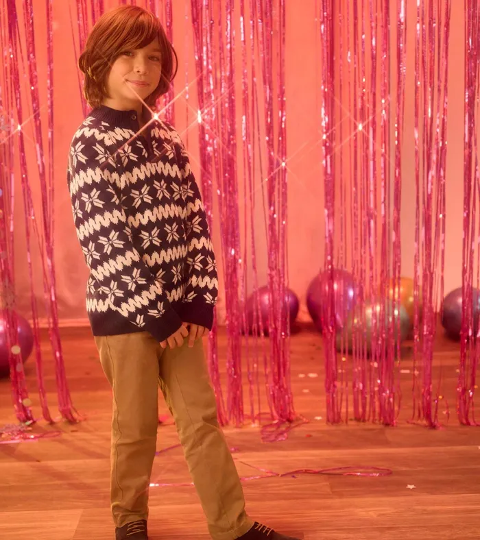 Hatley Boys Winter Knit Mock Neck Sweater Boys Sweaters