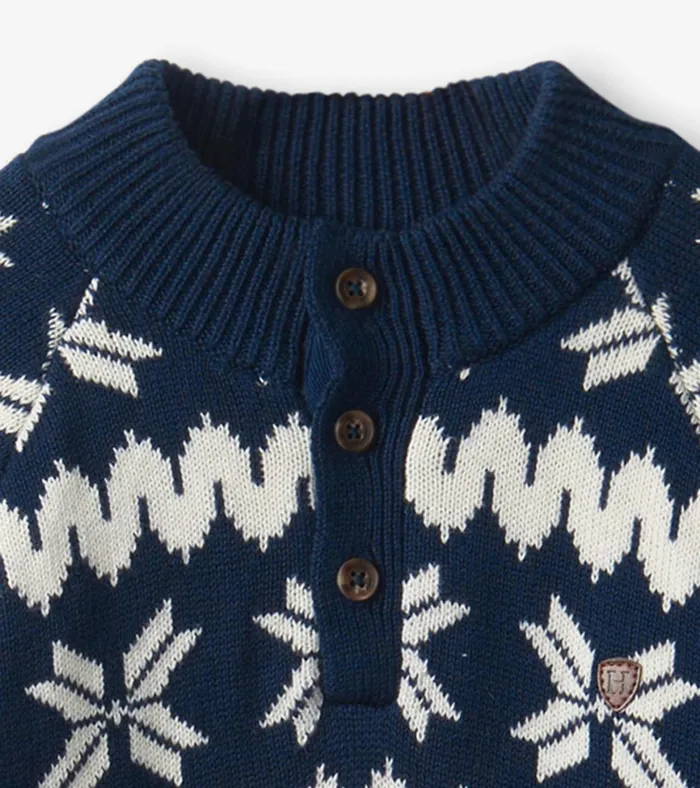 Hatley Boys Winter Knit Mock Neck Sweater Boys Sweaters